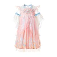 斯纳菲 女童国风汉服齐胸襦裙连衣裙