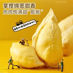 驿加易选 泰国金枕头冻榴莲肉1000g