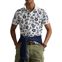 RALPH LAUREN 男士Classic Fit Tropical Mesh Polo Shirt