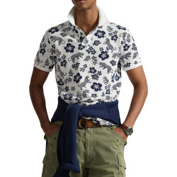 RALPH LAUREN 男士Classic Fit Tropical Mesh Polo Shirt