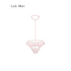 LADYALLURE 「LA」Amy·桃色支配｜温柔纯欲性感蕾丝挂脖内搭氛围感女士内裤