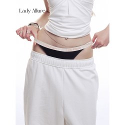 LADYALLURE LAGirls*Luce Pink*｜性感简约字母边运动穿搭纯欲高级低腰女内裤