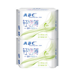 ABC 迷你卫生巾日用特惠装姨妈巾K53迷你巾190mm套装2包官方正品