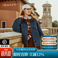 GANT 秋冬新款女士牛仔棉服外套上衣 407-蓝色 M