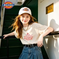 Dickies 女童短袖夏季薄款2026新款小女孩纯棉t恤运动宽松儿童夏装