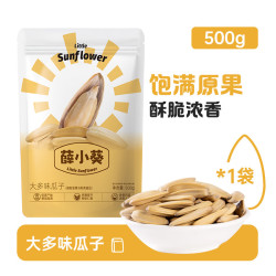 薛记炒货 薛记出品薛小葵大多味瓜子500g葵花籽白瓜子休闲炒货零食 大多味瓜子500g*1袋