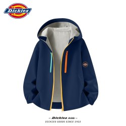 Dickies 男童软壳衣防水童装2026新款中大童冲锋上衣儿童秋装外套