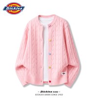 Dickies 女童时尚套装2026新款秋装中大童毛衣开衫儿童弯刀牛仔裤