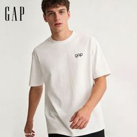 百亿补贴:Gap 男女装2026春季新款纯棉logo印花宽松圆领短袖T恤上衣854722