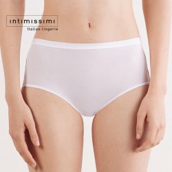 Intimissimi 意舒漫时尚经典蕾丝边中高腰舒适包臀裤三角裤SID97M
