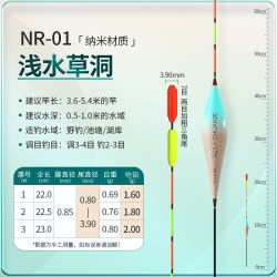 川泽 三角尾鱼漂加粗醒目高灵敏浅水鲫鱼漂行程漂大物鲢鳙草鱼浮漂