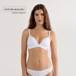 Intimissimi 意舒漫Tiziana纯色棉质薄杯无钢圈文胸少女内衣RIS65T