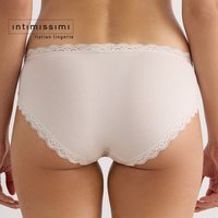 Intimissimi 意舒漫女士中腰镂空舒适蕾丝包臀三角裤内裤SID97A