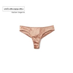 Intimissimi 意舒漫女士时尚桑蚕丝无缝半包臀三角内裤短裤SBD92A