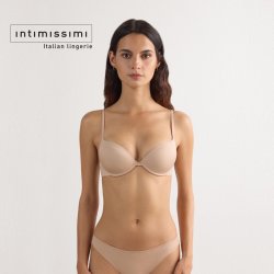 Intimissimi 意舒漫光面Bellissima无痕聚拢文胸粉底液内衣RP49L2