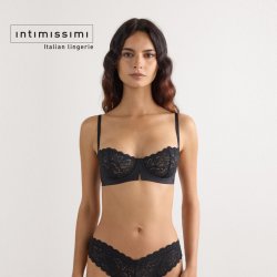Intimissimi 意舒漫时尚Denise性感蕾丝无衬垫细肩带文胸RBD97D