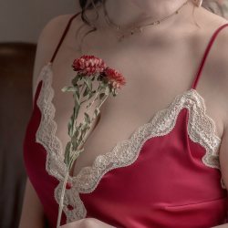 EMMA ROSE EMMAROSE春夏宽松透气大码睡裙胖mm性感薄款舒适吊带睡衣家居服女