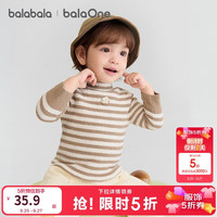 巴拉巴拉 balaOne童装宝宝毛衣儿童线衫男童冬装女童内搭208425103205