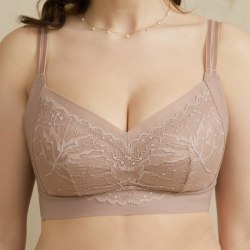 EMMA ROSE EMMAROSE薄款无痕大胸显小内衣女大码文胸
