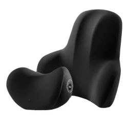 记忆棉汽车腰靠+头枕 2件套