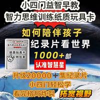 高分小初高小四门纪录片益智早教智力思维训练玩具