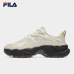 FILA 蕨草鞋丨FILA老爹鞋26冬季新款女鞋增高厚底复古休闲鞋运动鞋