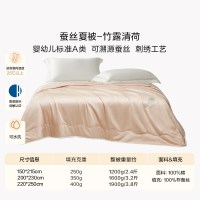 罗莱生活 LUOLAI 家纺 舒柔 提花蚕丝被 150
