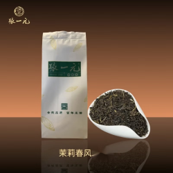 张一元 茉莉花茶 茉莉春风 50g 袋装