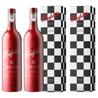 百亿补贴：奔富 麦克斯赤霞珠干红葡萄酒澳洲进口红酒750ml*2瓶