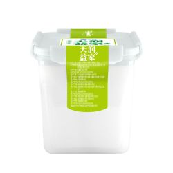 天润 益家全脂风味发酵乳方桶1kg*2桶装酸奶