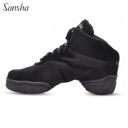 SANSHA 法国三沙sansha正品女士成人爵士舞舞蹈鞋广场舞跳舞鞋女软底真皮