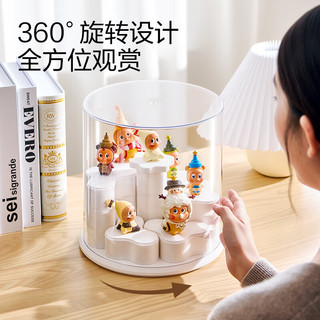 得力 XDM163 多格可旋转盲盒展示架