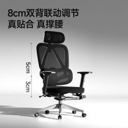 爱果乐 浮岛B人体工学椅电脑椅家用久坐办公座椅舒适电竞椅子