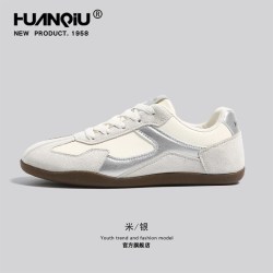 环球 复古德训鞋女款2026新款秋季女士薄底运动阿甘板鞋休闲小白鞋