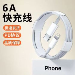 品胜 适用苹果快充装数据线iPhone14131211X8充电线PD线小头接头 一条：(2米快充线】；
