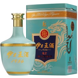 伊力特 52度伊力王瑰宝铁盒装浓香型高度白酒送礼高端