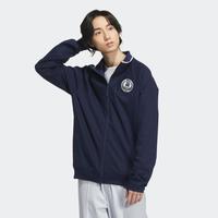 adidas 春秋季男子图案舒适耐磨运动休闲立领夹克外套