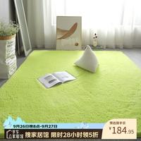 布迪思 羊羔绒地毯 果绿色 180