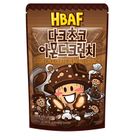 芭峰 芭蜂 黑巧克力味巴旦木扁桃仁170g/袋