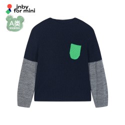 jnby by JNBY 江南布衣婴童宽松长袖套头毛衣H型时尚冬男女童婴儿jnbybyjnby