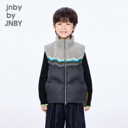 jnby by JNBY [秀场同款]江南布衣童装轻量羽绒马甲拼接保暖男女童jnbybyjnby
