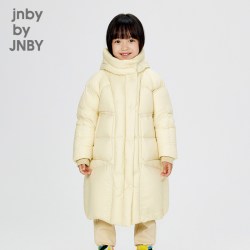 jnby by JNBY 宽松保暖连帽羽绒服保暖舒适24冬男女童jnbybyjnby