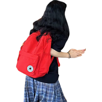 匡威 双肩包书包 2026新款经典大学生初中生背包女大容量 学院红【专柜正品 假一赔