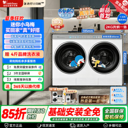 小天鹅 迷你小乌梅系列 TNDD20-08AIDEW 迷你洗烘一体机 2kg 极地白