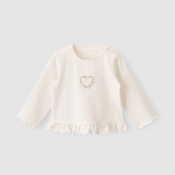 乖奇熊 春秋季女宝宝长袖T恤初秋装婴幼儿童外出上衣服