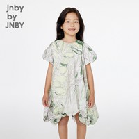 jnby by JNBY 短袖连衣裙多色府绸轻薄花型公主裙夏女童jnbybyjnby