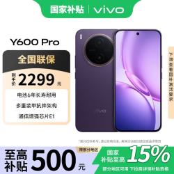 vivo Y600Pro 8GB+256GB 星曜紫 10200mAh耐超低温蓝海电池 耐久抗摔防水 寰宇增强通信3.0 AI手机