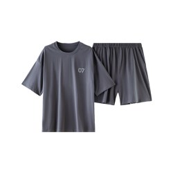 Ambis 纯棉长袖圆领/翻领 家居服套装
