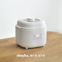 移动端：欧莱克 MSC-001 电炖锅 1L 珍珠白