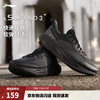 李宁 SOFT GO 3一脚蹬休闲鞋男26新款通勤鞋秋冬柔软防滑低帮运动鞋 一体式快穿-黑色
